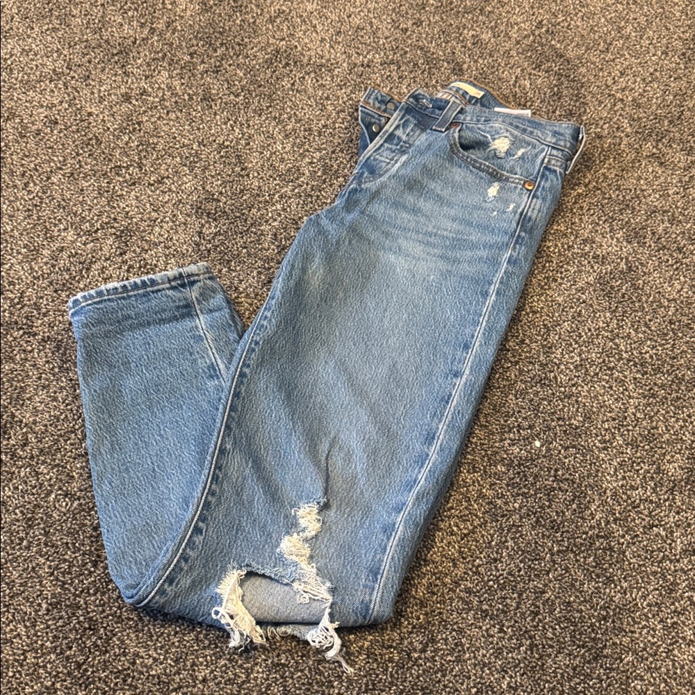 Levi's Blue Straight Leg Women's Jeans